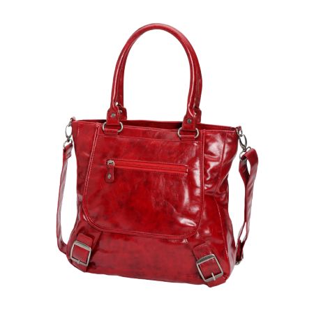 Empyre Girl Buckled Up Red Handbag