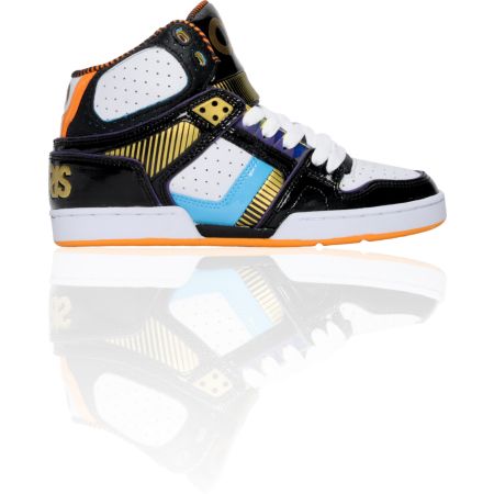 Osiris Bronx Black, Cyan & Orange Ultra Shoe