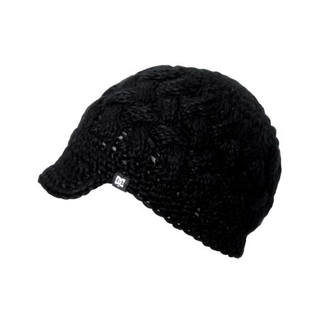 DC Girls Squishy Visor Black Beanie