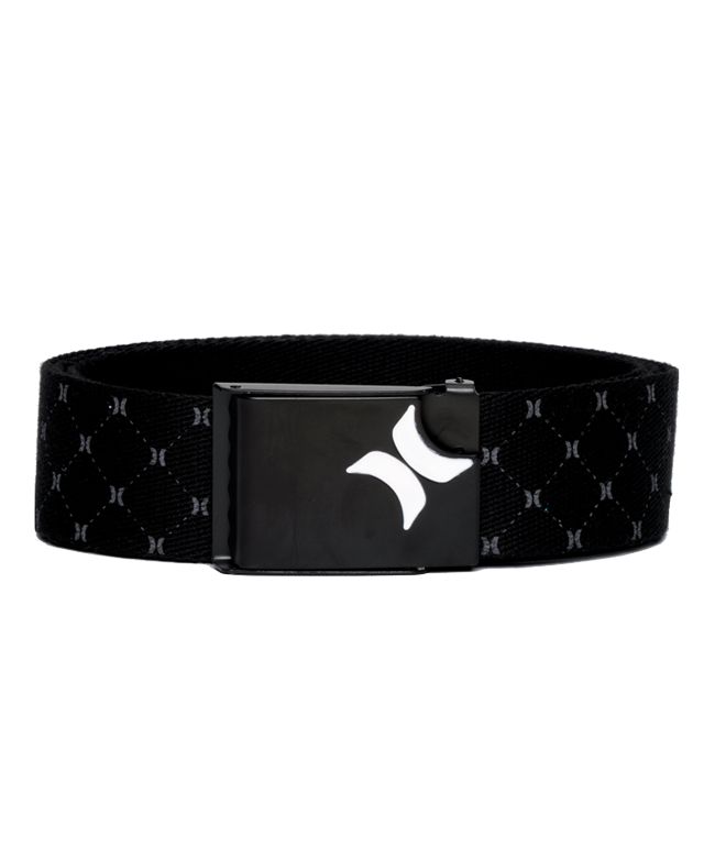 Hurley O&O Iconic Black Web Belt