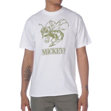 Fifth Sun Mickeys Rock White Tee Shirt