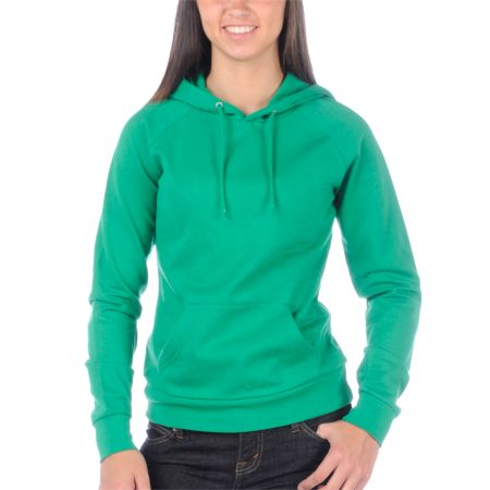 Zine Girls Jelly Bean Green Hoodie