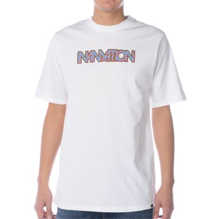 In4Mation Retro White Tee Shirt