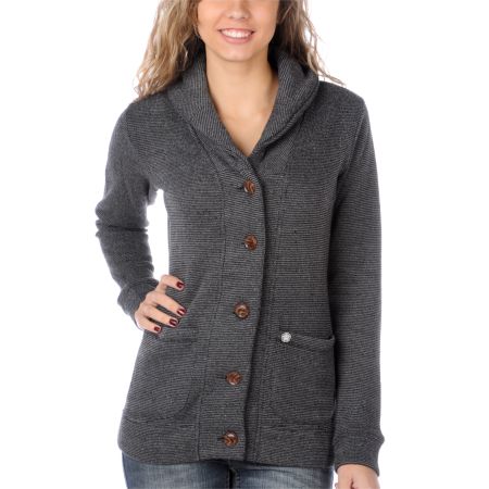 Obey Vela Black Cardigan