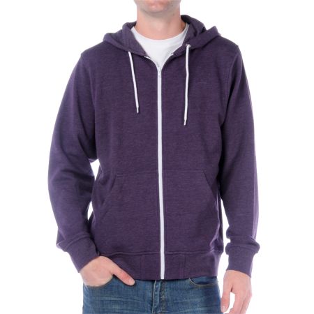 Zine Template Solid Purple Hoodie
