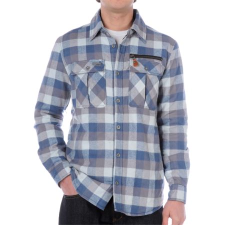 Lifetime Collective Balsam Blue Flannel Jacket