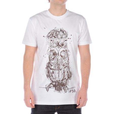 Lifetime Collective Owl White Tee Shirt