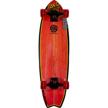 Santa Cruz SC Landshark Red & Black Complete Skateboard