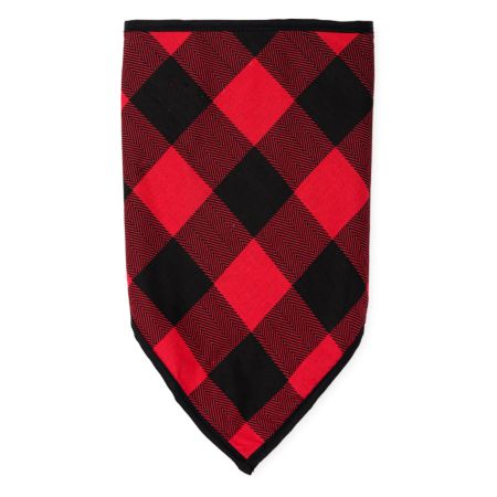 Empyre Buffalo Fleece Lined Black & Red Bandana
