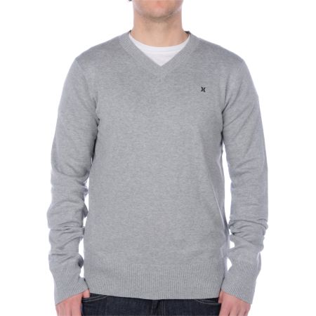 Hurley One & Only Grey V-Neck Sweater