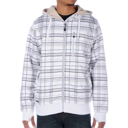 Empyre Apocalypse White Plaid Hoodie