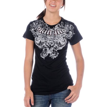 Skin Industries Flux Black Tee Shirt