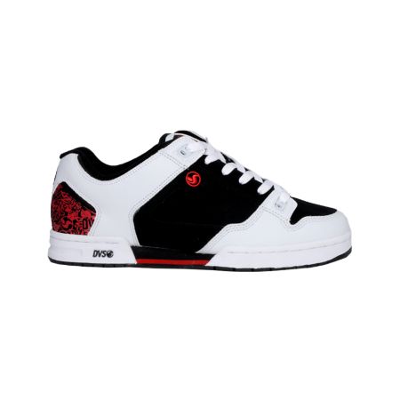 DVS Militia White & Black Shoe