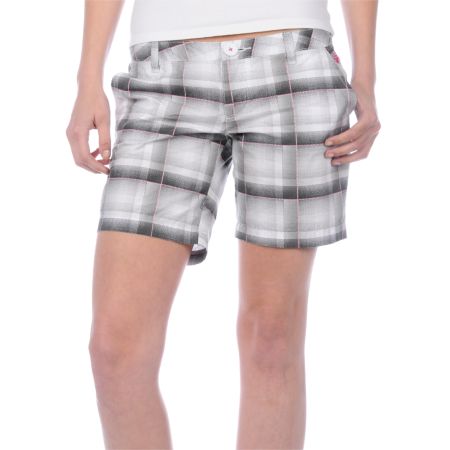 Fox Girls Rattled Long Plaid Shorts