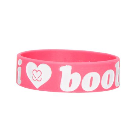 Keep A Breast Pink I Love Boobies Bracelet