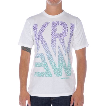 KR3W Lock Stock White Tee Shirt