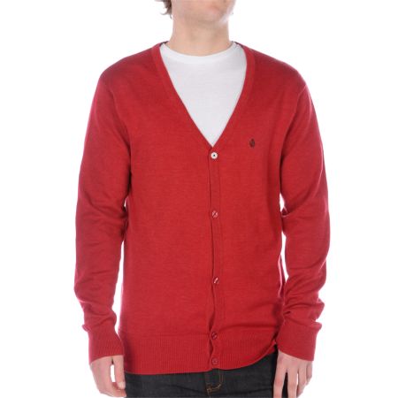 Volcom Comfy Red Cardigan