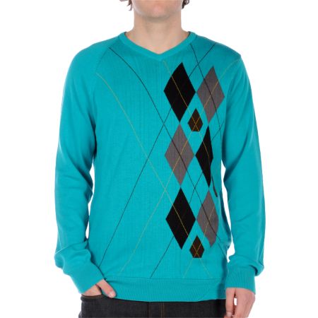 Volcom Volgyle Teal Crew Neck Sweater