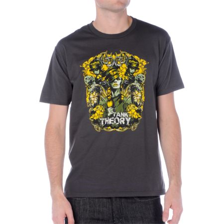 Tank Theory Propaganda Charcoal Tee Shirt