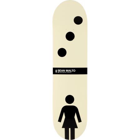Girl Bones Malto White Skateboard Deck