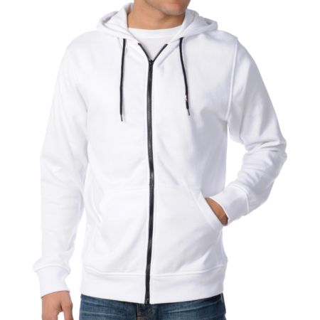 Zine Template White Hoodie