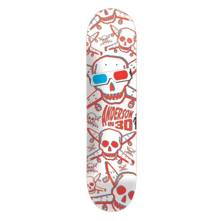 Girl 3D Pirate Anderson Skateboard Deck
