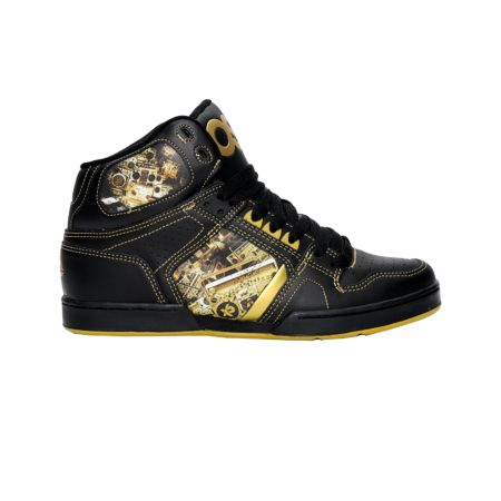 Osiris Bronx Boombox Black & Gold Shoe