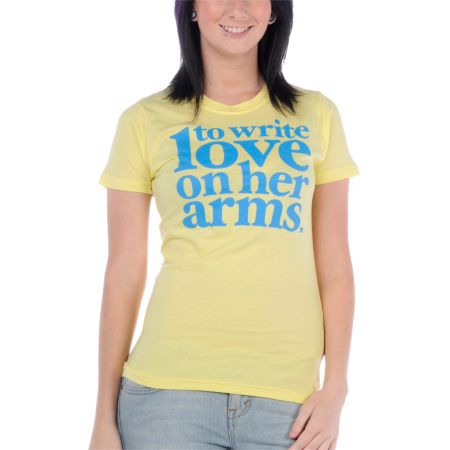 TWLOHA Lowercase Yellow Tee Shirt