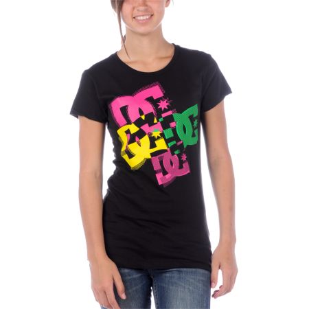 DC Girls Hot Black Tee Shirt