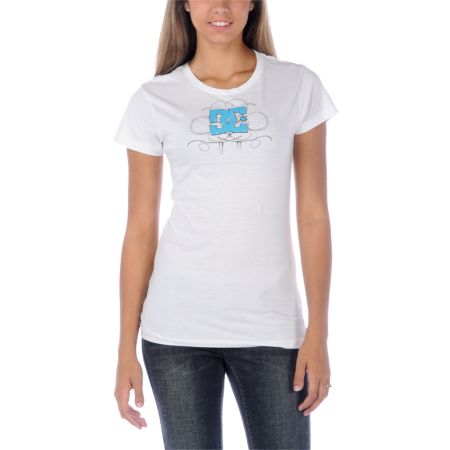 DC Girls Y-ET White Tee Shirt
