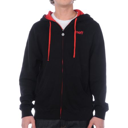Neff Daily Black & Red Hoodie
