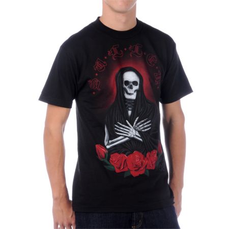 Sullen Bone Mary Black Tee Shirt