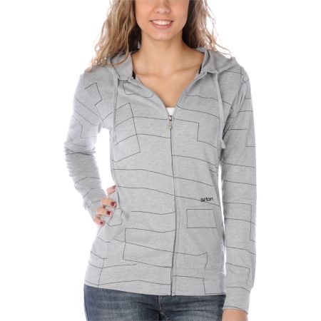 Burton Brooklyn Grey Hoodie