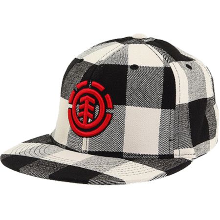 Element Traffic White Plaid Hat