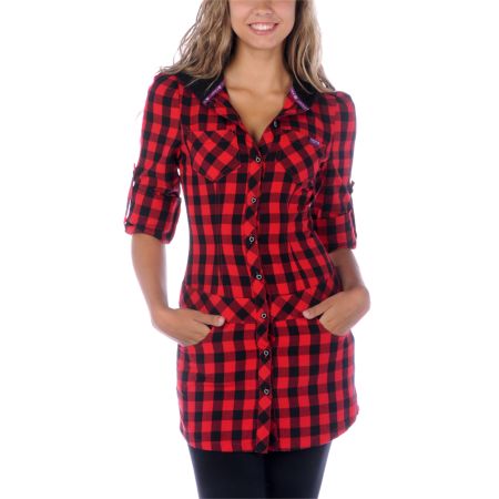Luxirie Hooded Red Dress