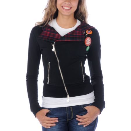 Luxirie MC Plaid Black Hoodie