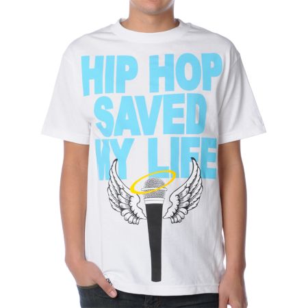 Counter Balance Hip Hop Saved My Life White Tee Shirt