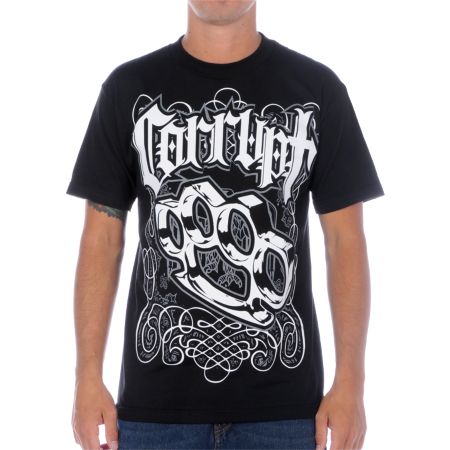 Corrupt Clothing Brass Black Tee Shirt