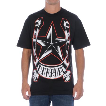 Corrupt Clothing Lucky Black Tee Shirt