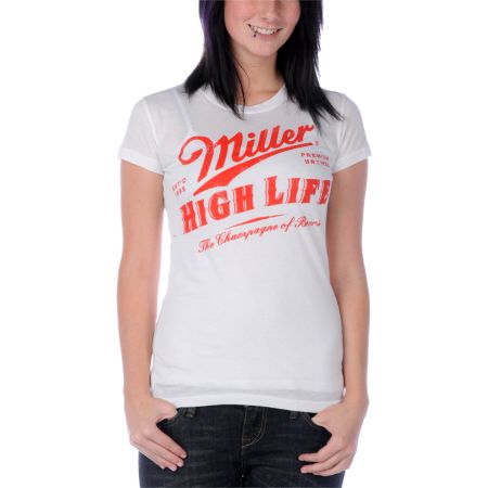 Fifth Sun Highest Beer White Tee Shirt