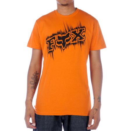 Fox Smear Orange Tee Shirt