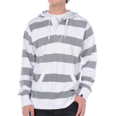 Empyre Spodee Odee White & Black Hoodie