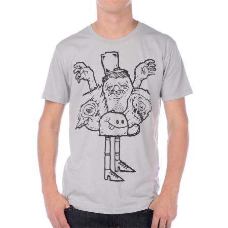 B.I.T.N.B. Motley Crew Silver Tee Shirt