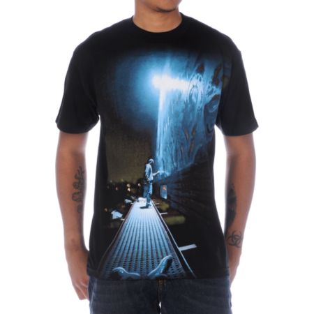 The Seventh Letter Gibbs Billboard Black Tee Shirt