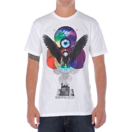 Beautiful Decay Natures Revenge White Tee Shirt