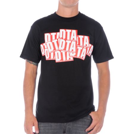 DTA Slapsy Black & Red Tee Shirt