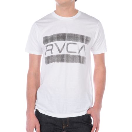 RVCA Descretion White Tee Shirt