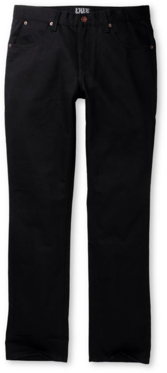 Free World Messenger Black Twill Pants