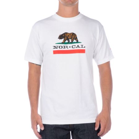 Nor Cal Republic White Tee Shirt