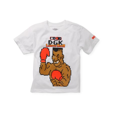 DGK Boys Lights Out White Tee Shirt